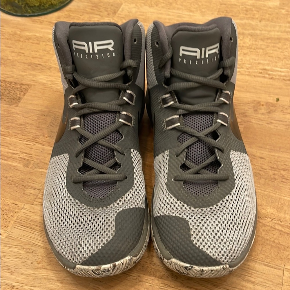 Nike Air Precision Basketball Shoes - Gray